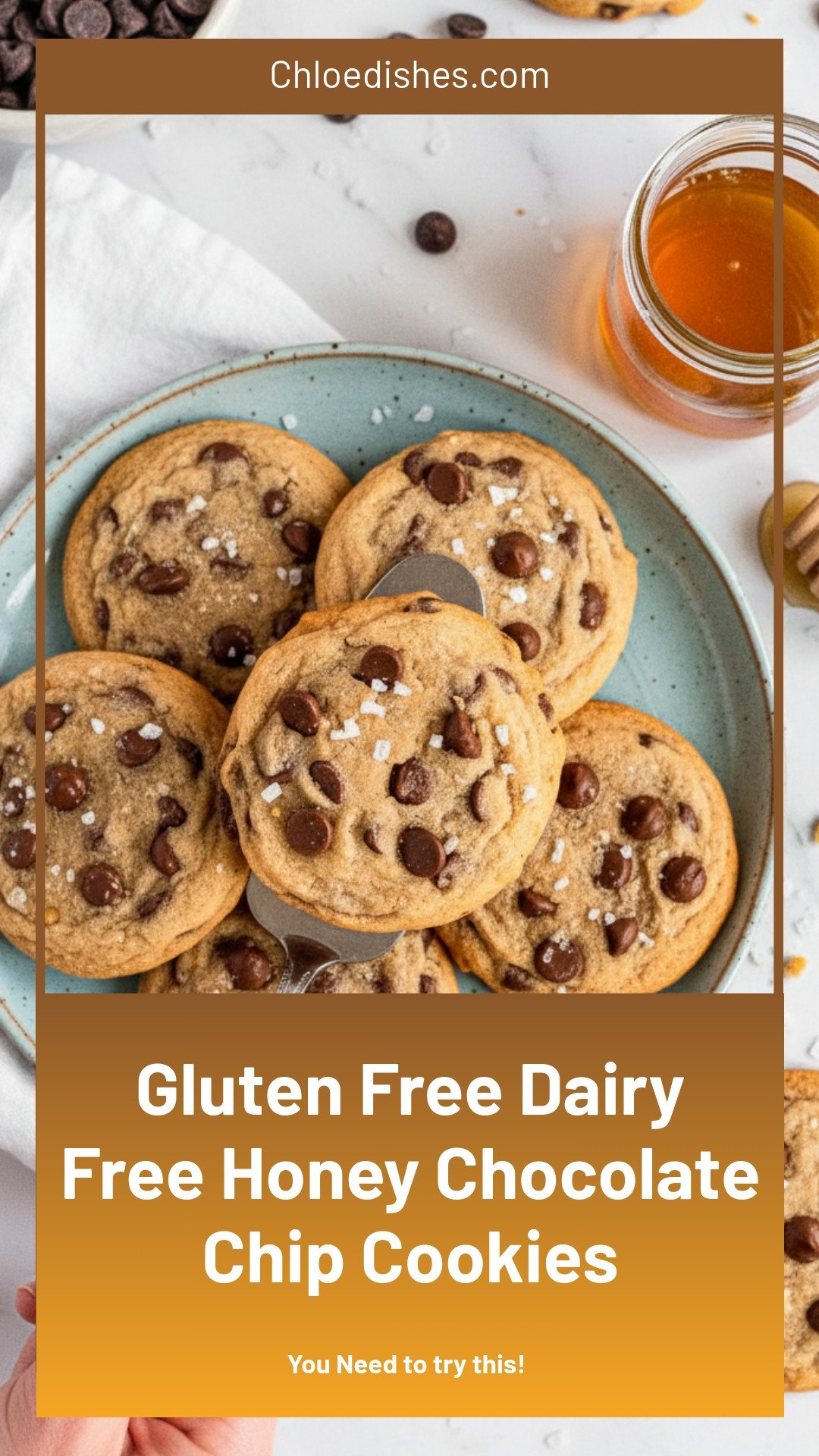 Honey Chocolate Chip Cookies (Gluten-Free & Dairy-Free)