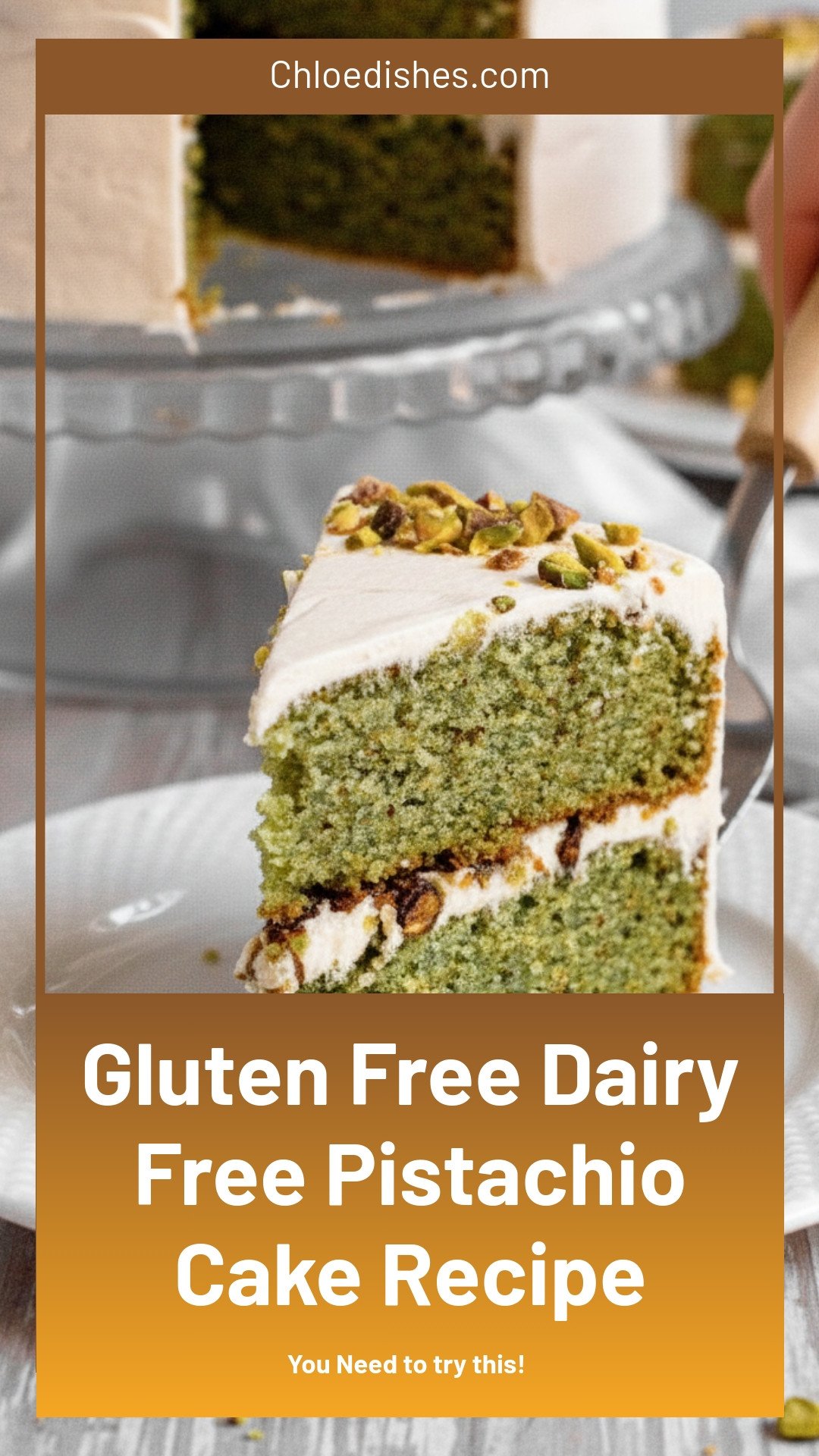 Gluten-Free Pistachio Cake (Dairy-Free)
