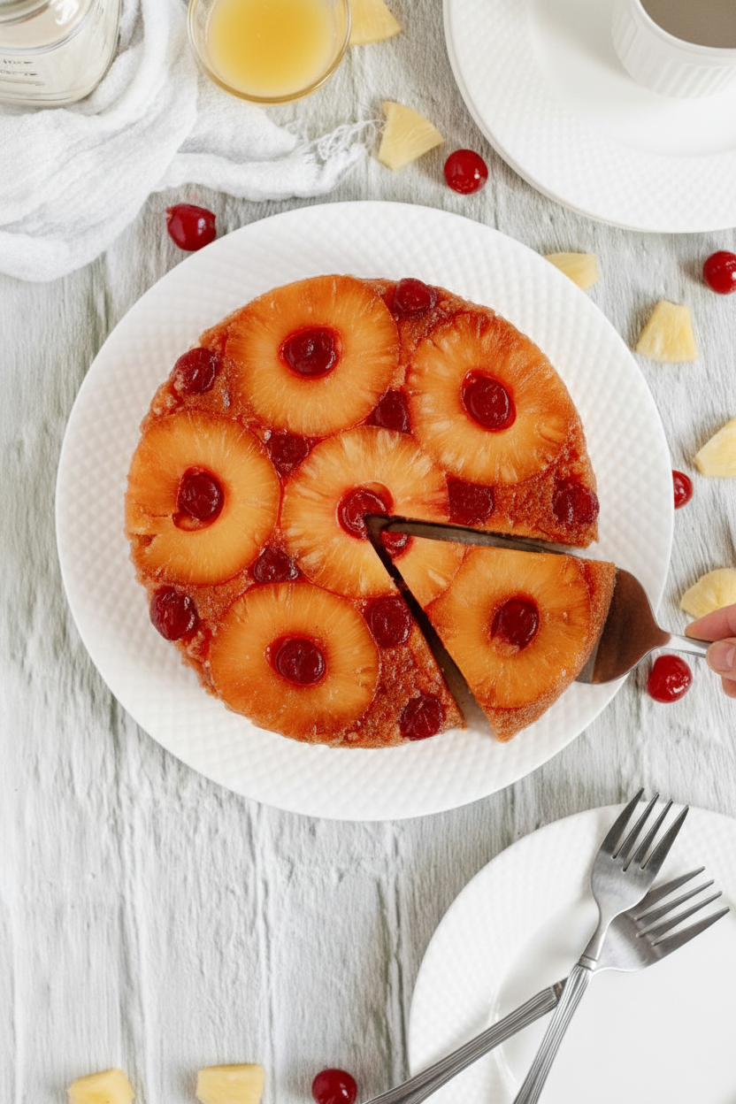 Gluten-Free Pineapple Upside Down Cake (DF Option)