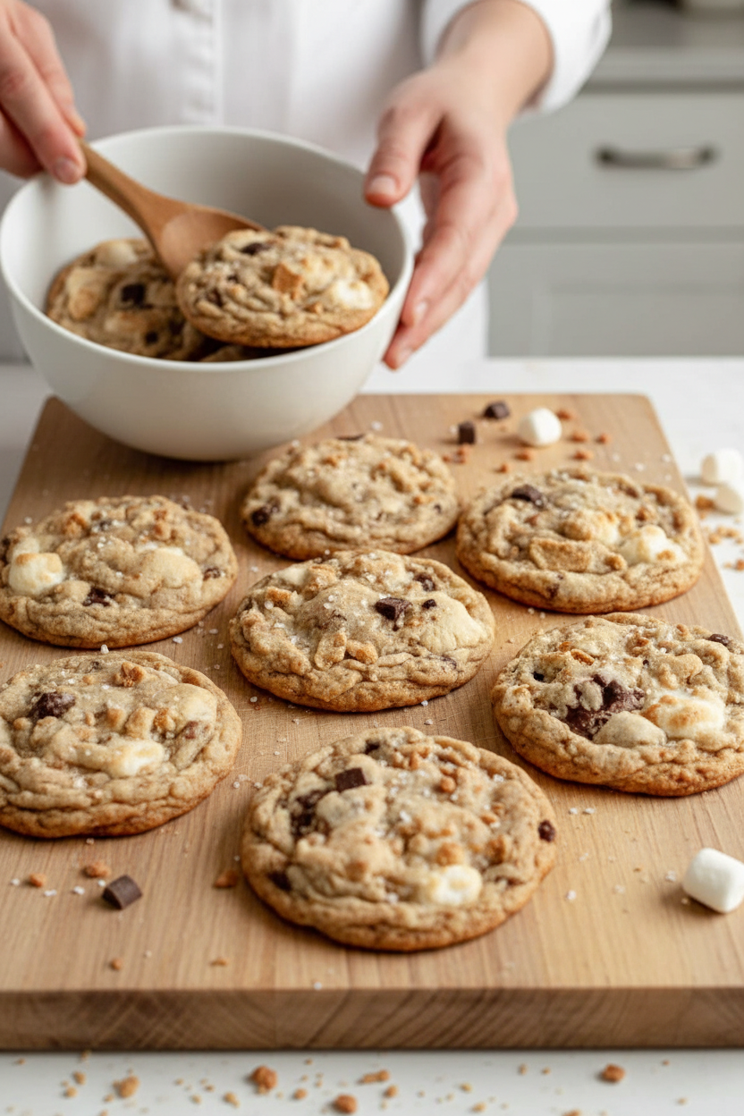 Toffee S’Mores Cookies (GF & DF Option)
