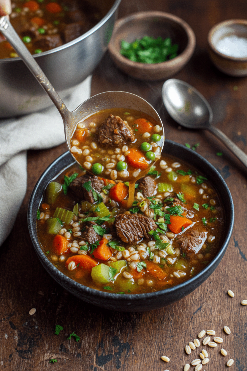 Beef and Barley Soup Recipe