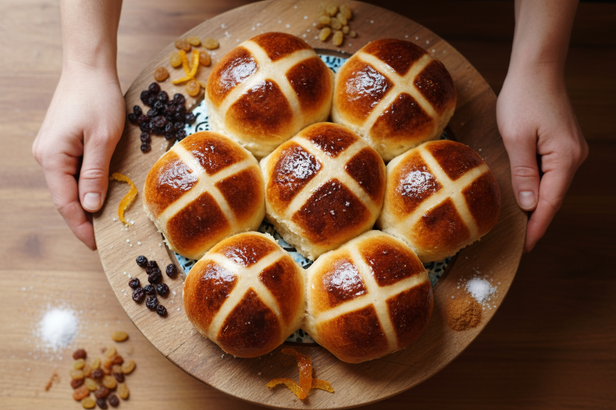 Hot Cross Buns Recipe Easy Traditional Method