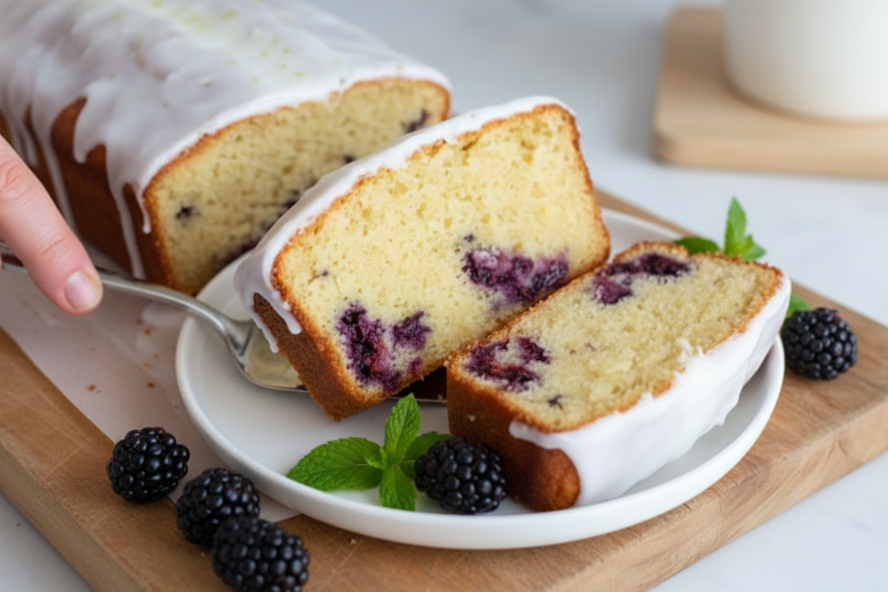 Lemon Blackberry Loaf Recipe