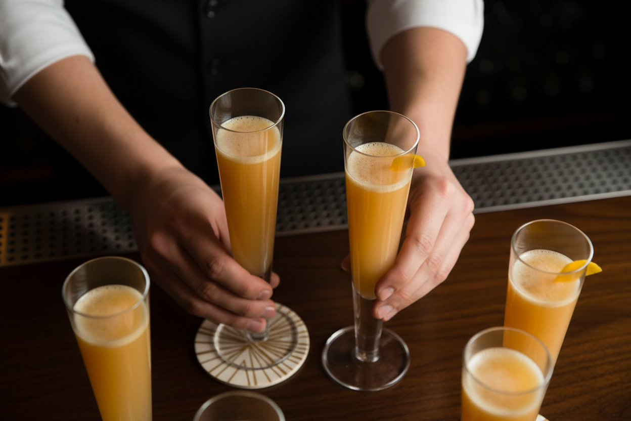 Mango Bellini: Mango Bellini Cocktail Recipe