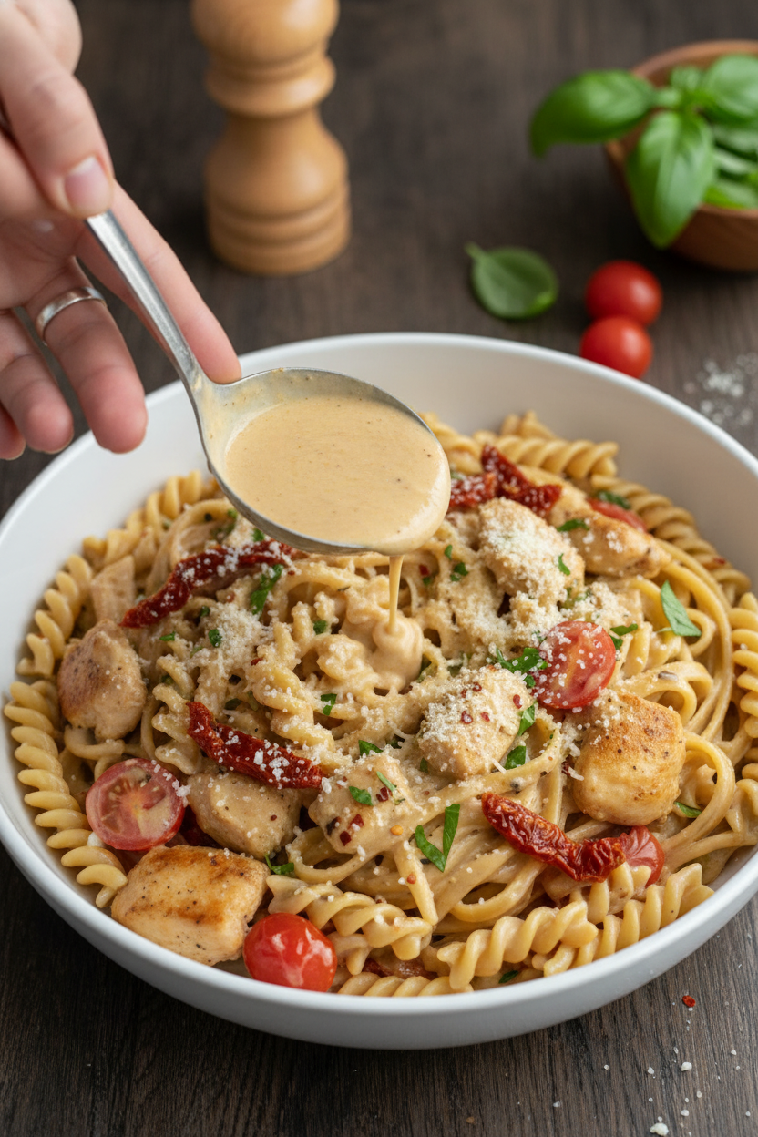 Marry Me Chicken Pasta