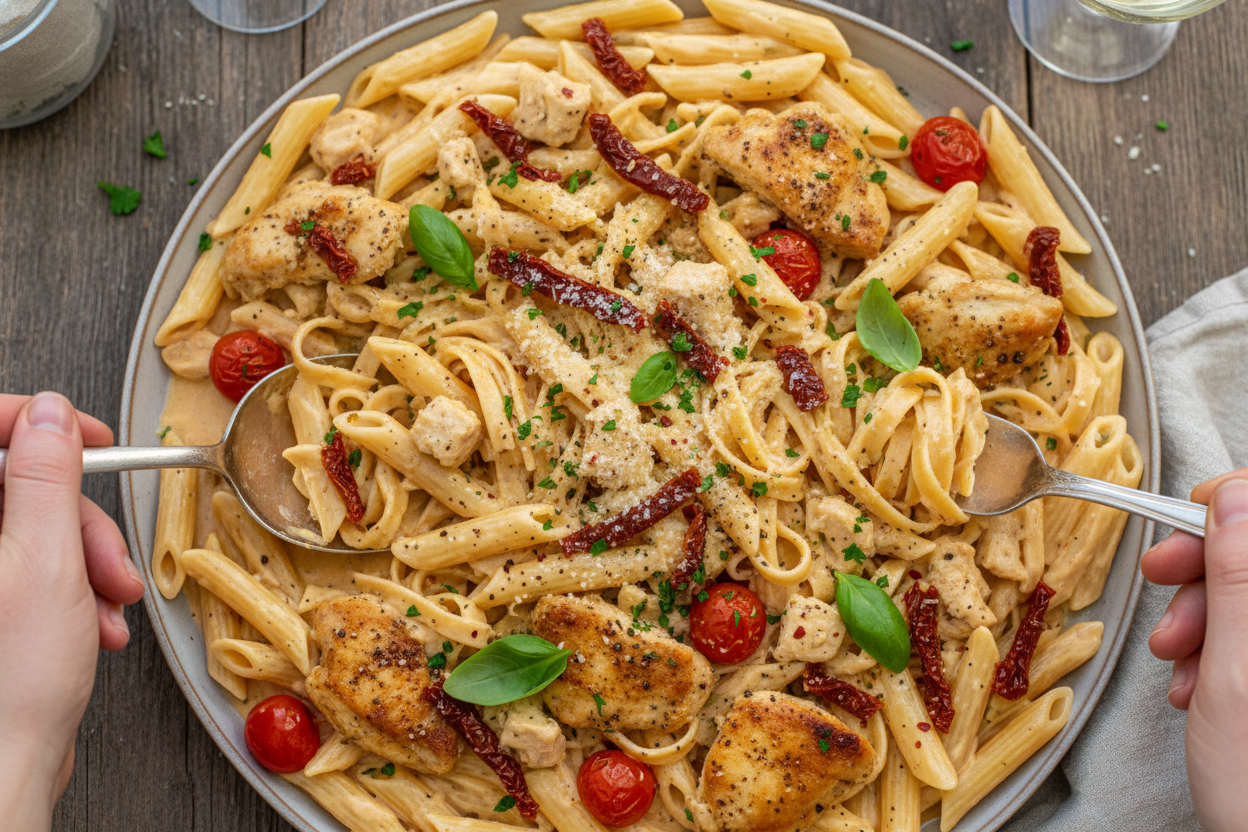 Marry Me Chicken Pasta