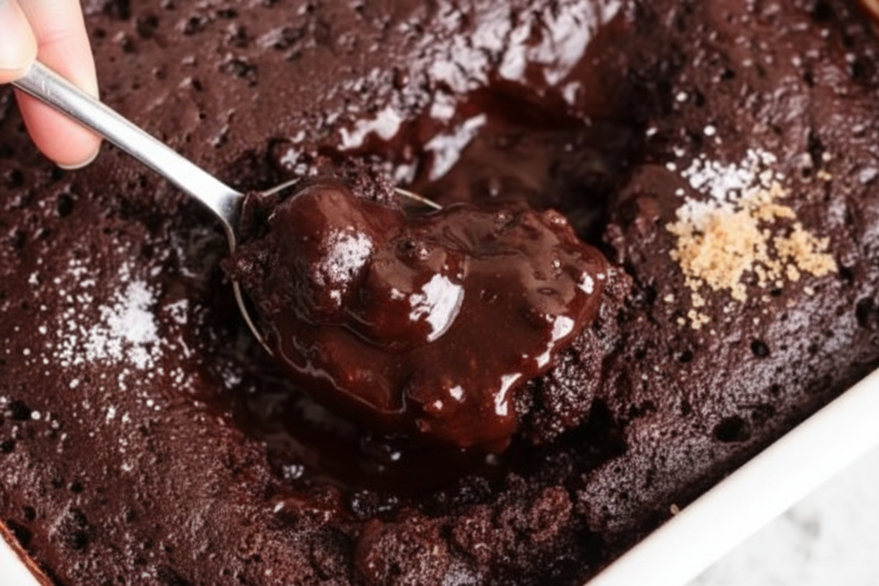 Microwave Chocolate Cake Pudding