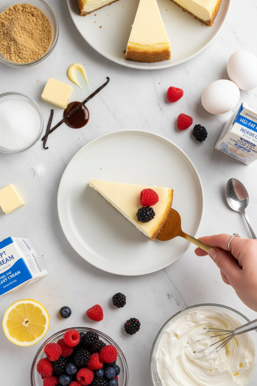 The BEST Cheesecake Recipe (New York style)