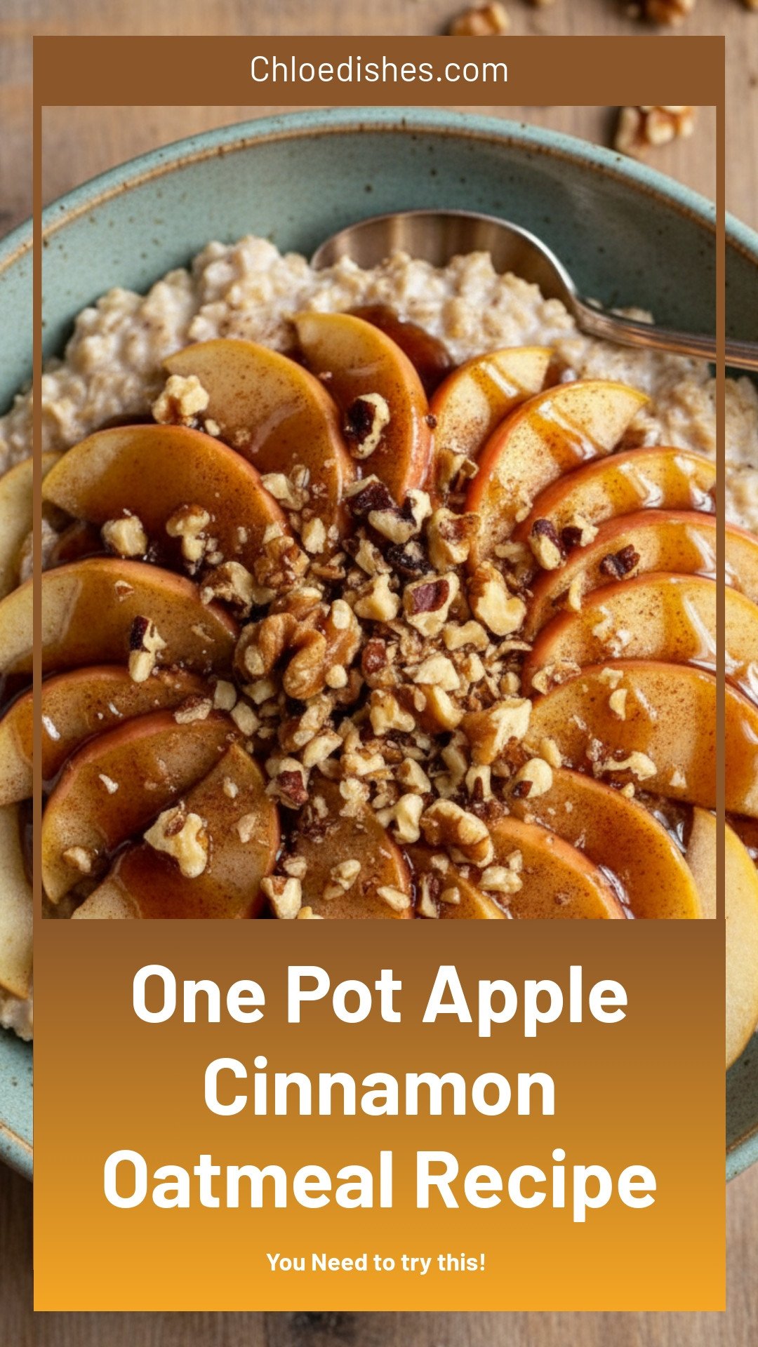 One Pot Apple Cinnamon Oatmeal Recipe