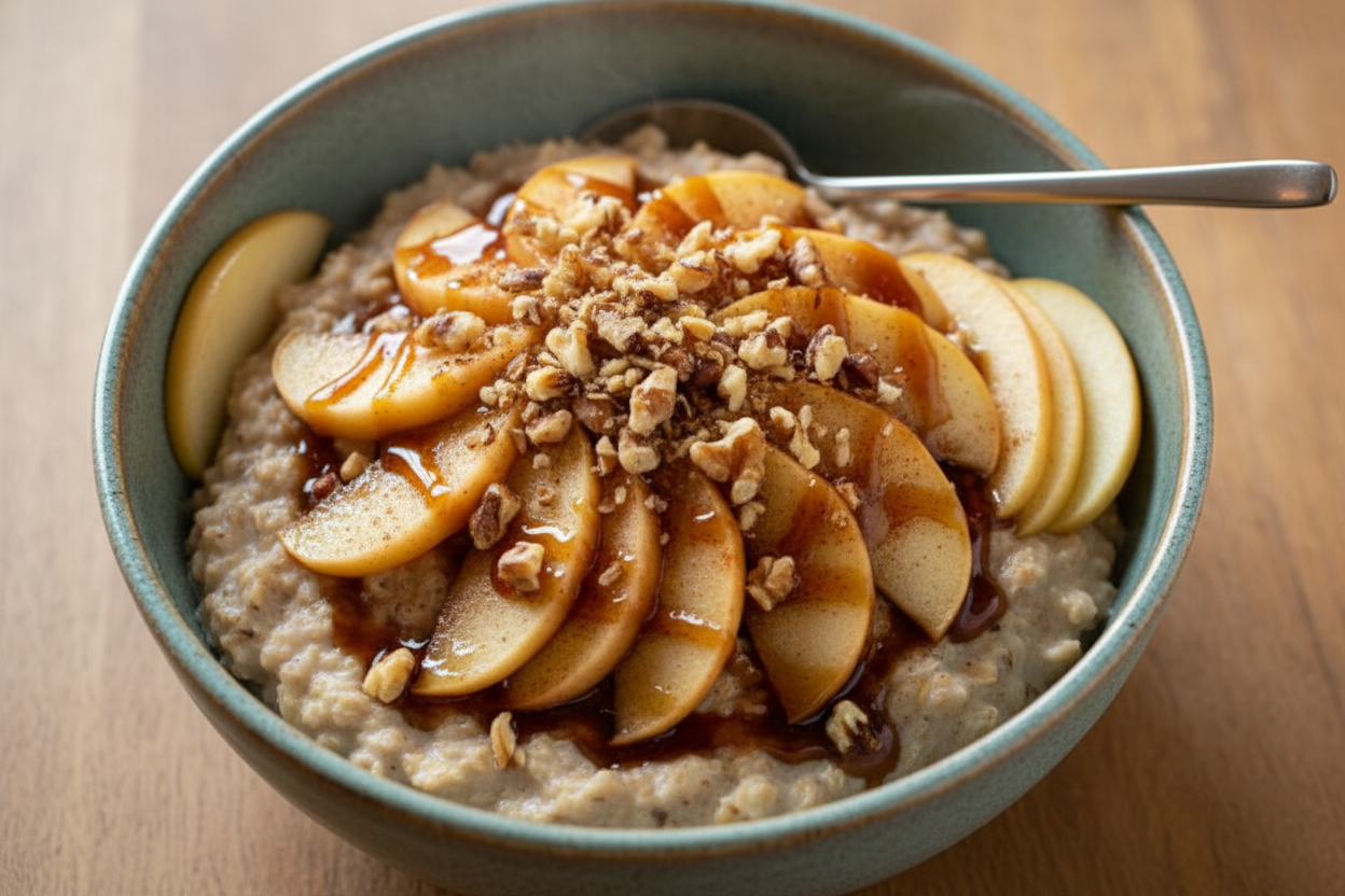 One Pot Apple Cinnamon Oatmeal Recipe