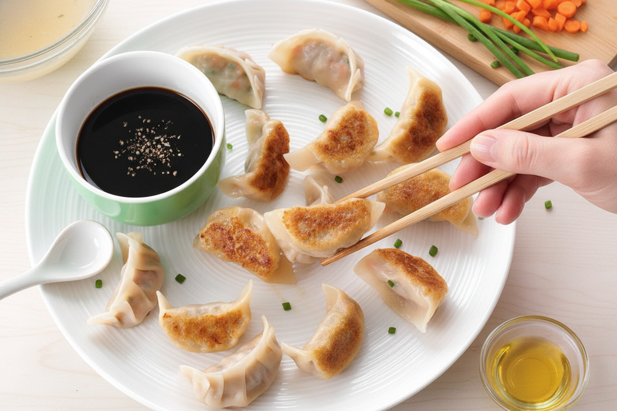 Pan Fried Dumplings Recipe Easy Homemade
