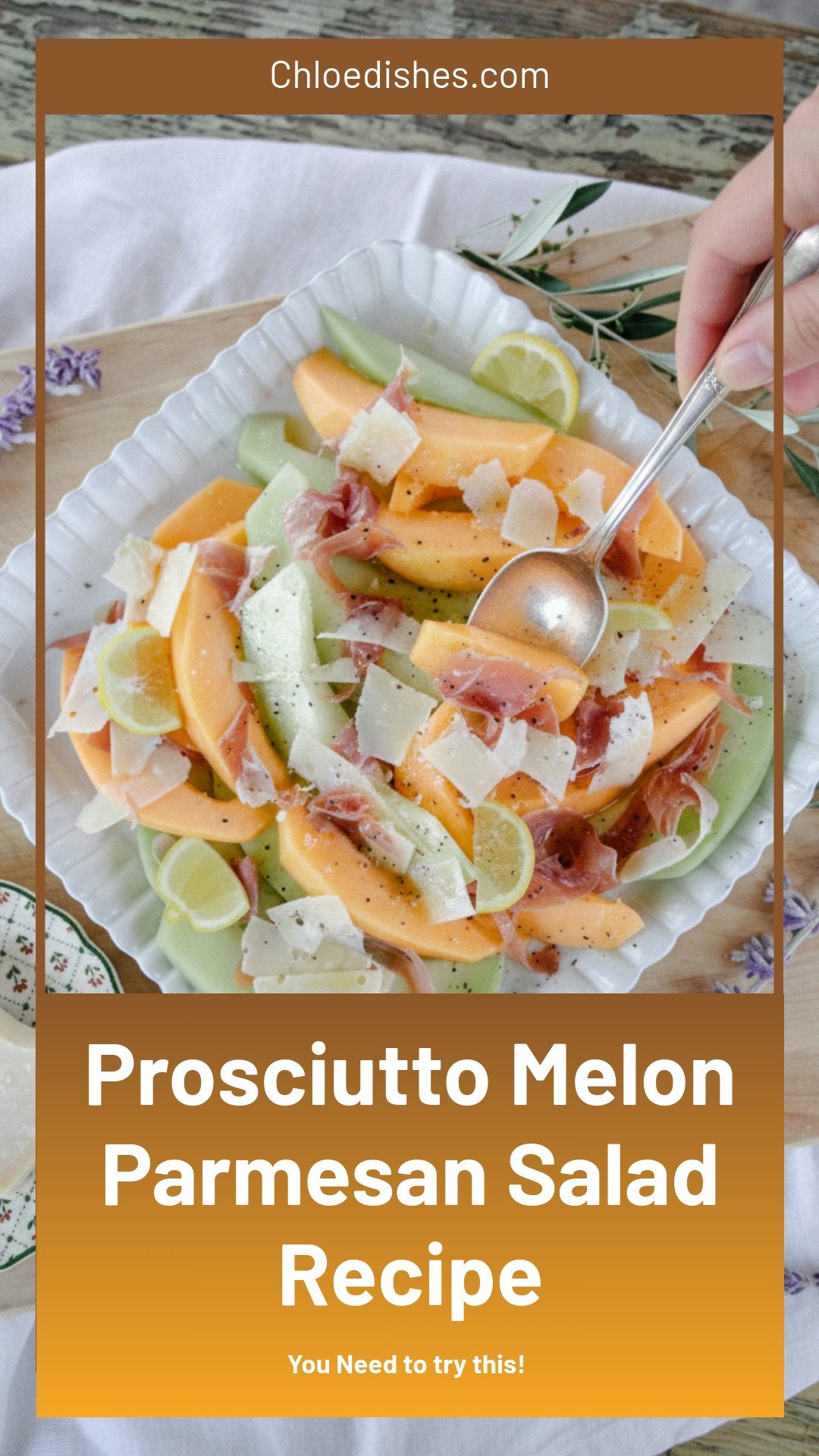 Prosciutto Melon Parm | Caroline Chambers