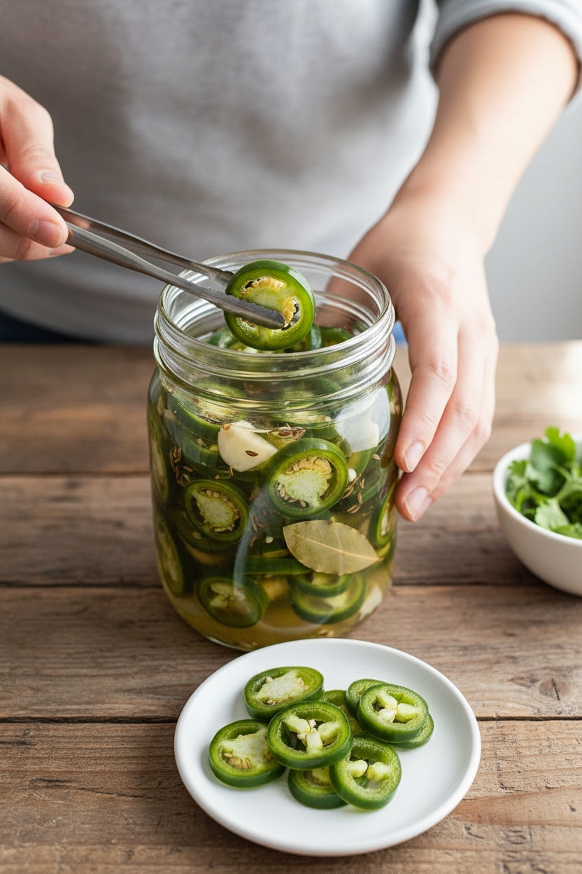 10-Minute Pickled Jalapeños