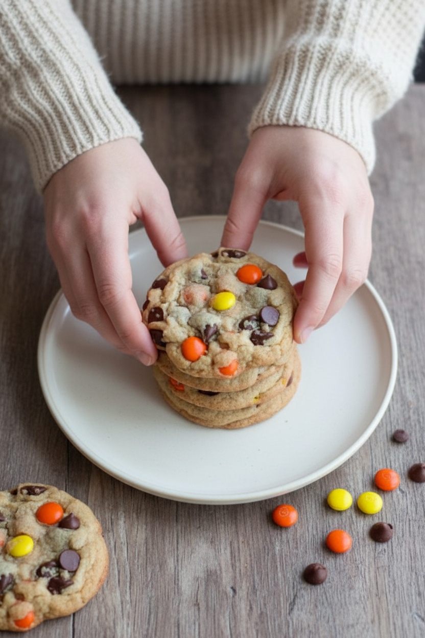 Reese's Pieces Peanut Butter Cookies