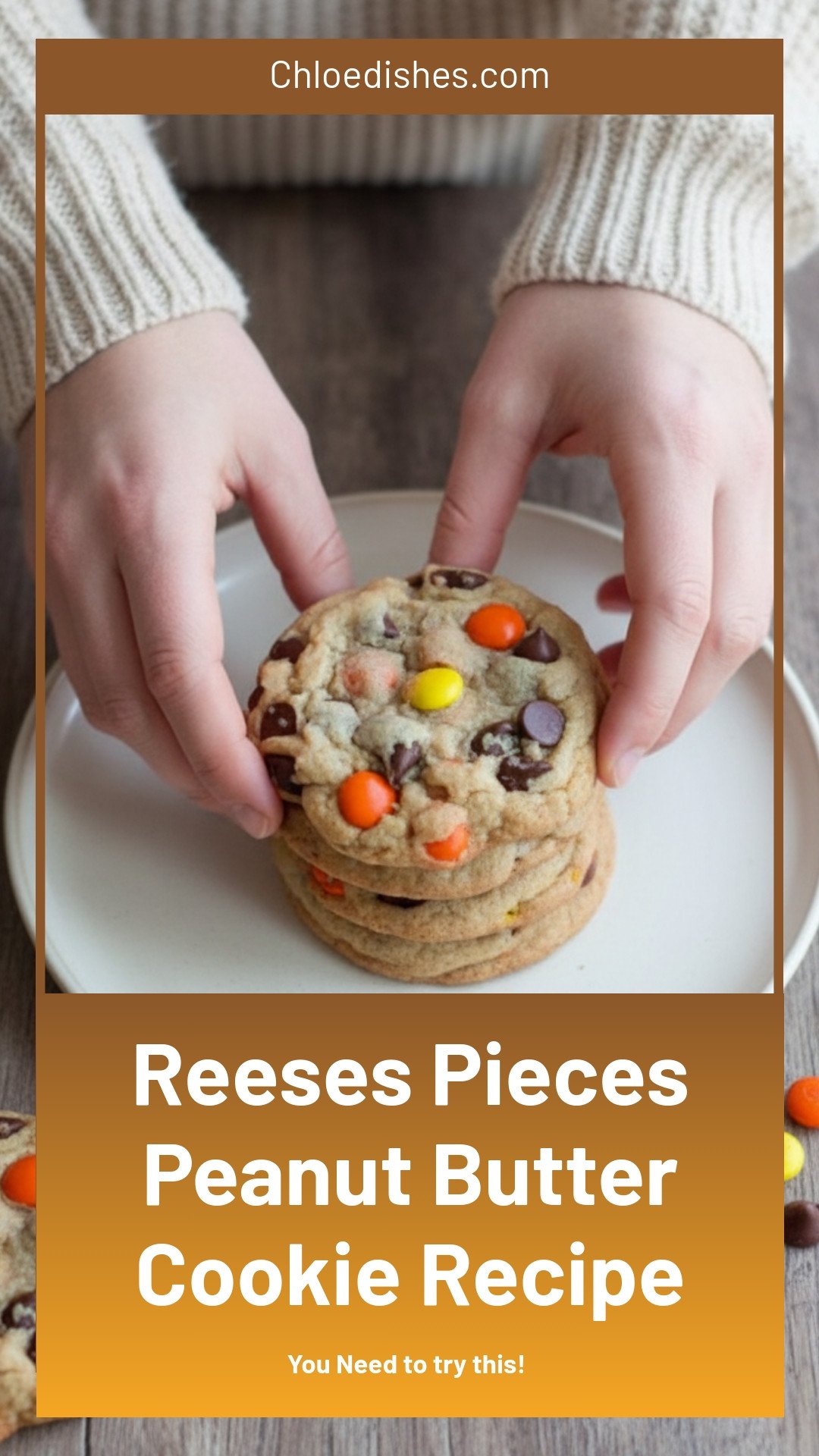 Reese's Pieces Peanut Butter Cookies