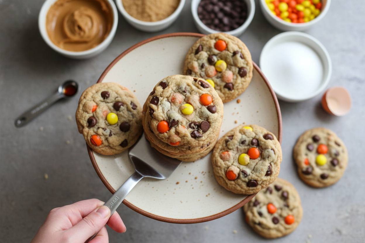 Reeses Pieces Peanut Butter Cookie Recipe
