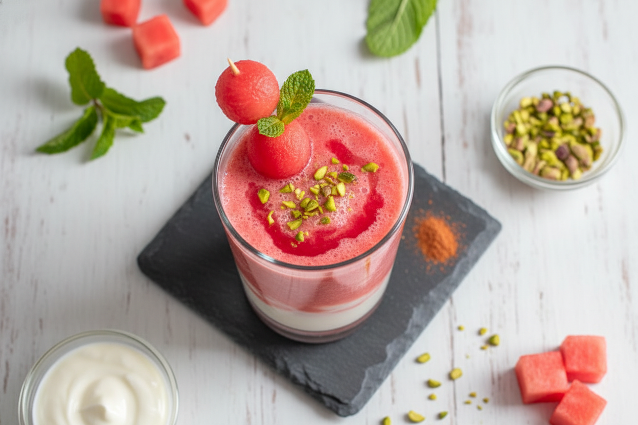 Refreshing Watermelon Lassi Recipe