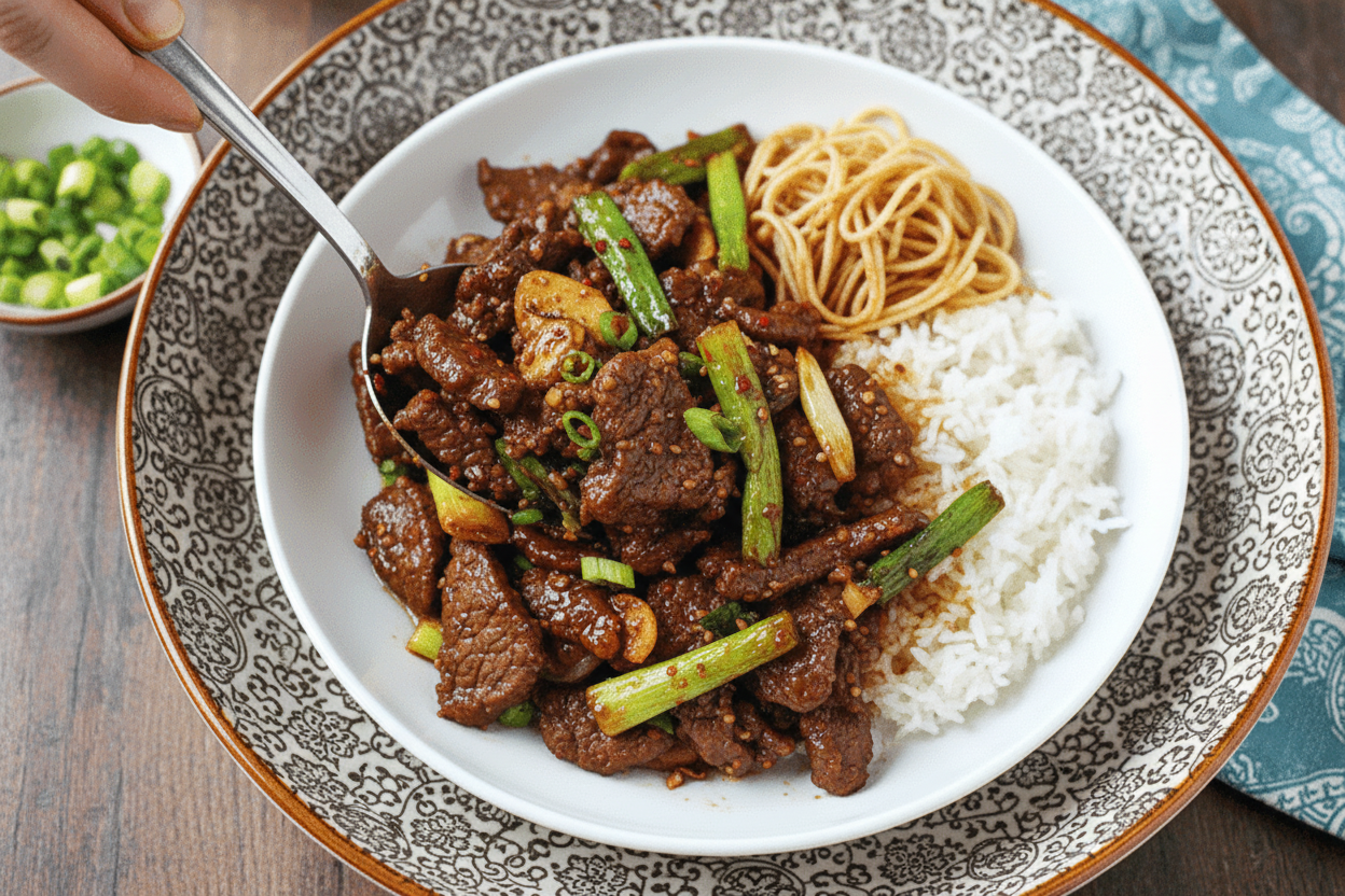 Scallion Beef Stir Fry Recipe Quick Easy Dinner