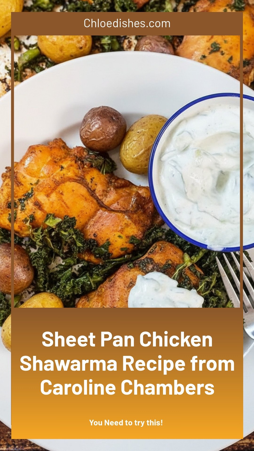 Trader Joe's Sheet-pan Chicken Shwarma | Caroline Chambers