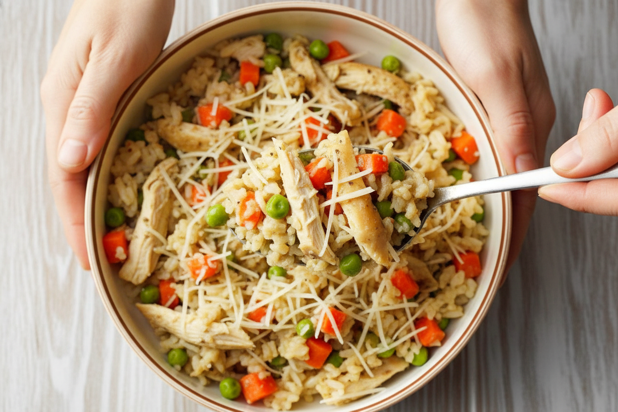 Slow Cooker Chicken and Rice