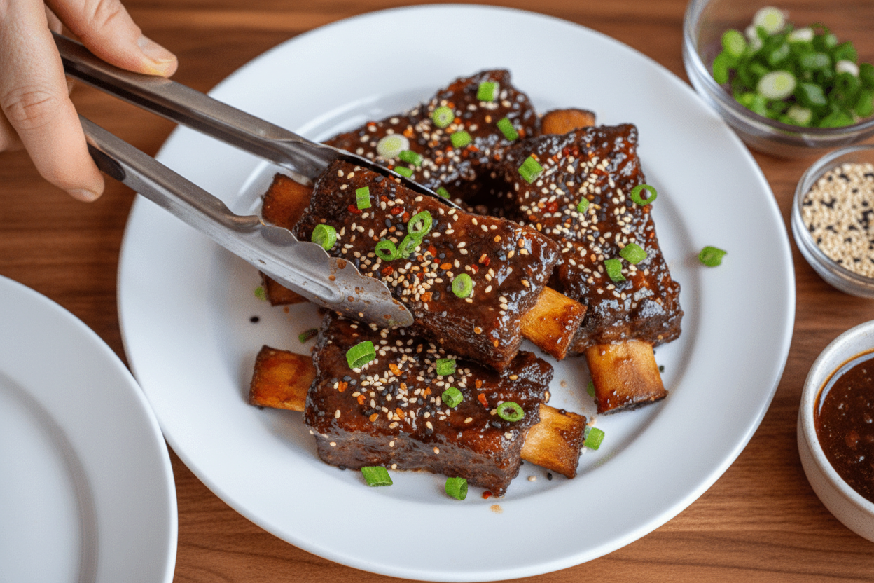 Slow Cooker Honey Garlic Beef Ribs