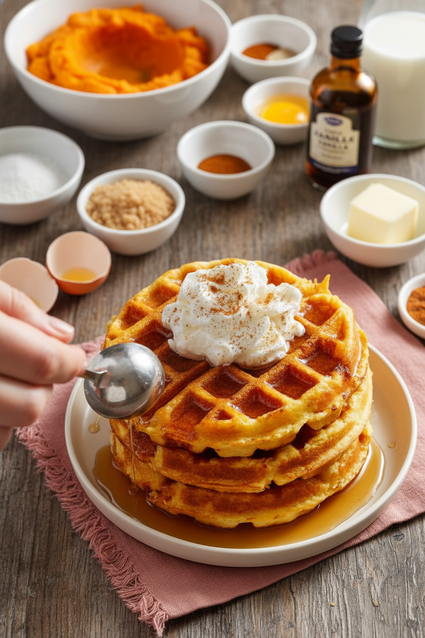 Sweet Potato Waffles Recipe
