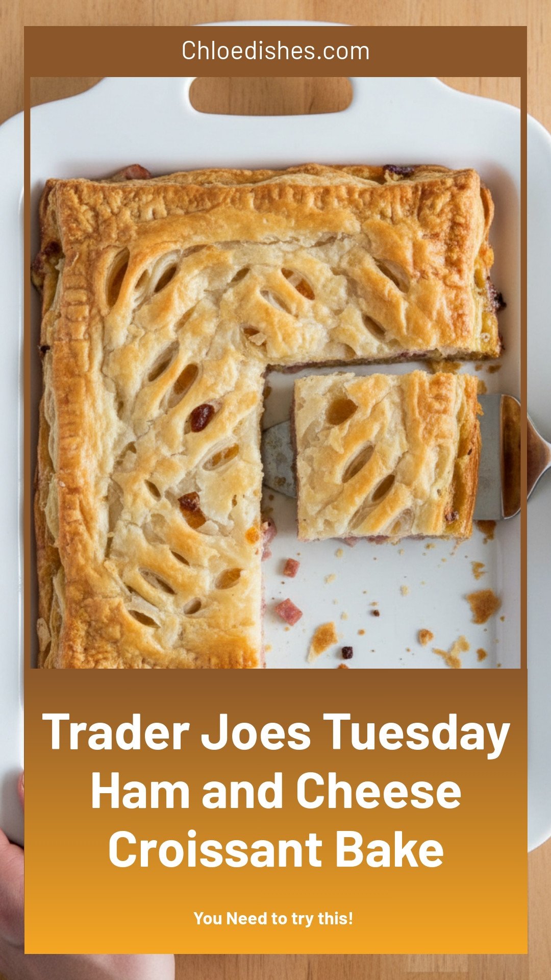Trader Joe's Tuesday: Sheet Pan Ham and Cheese Croissant | Caroline Chambers