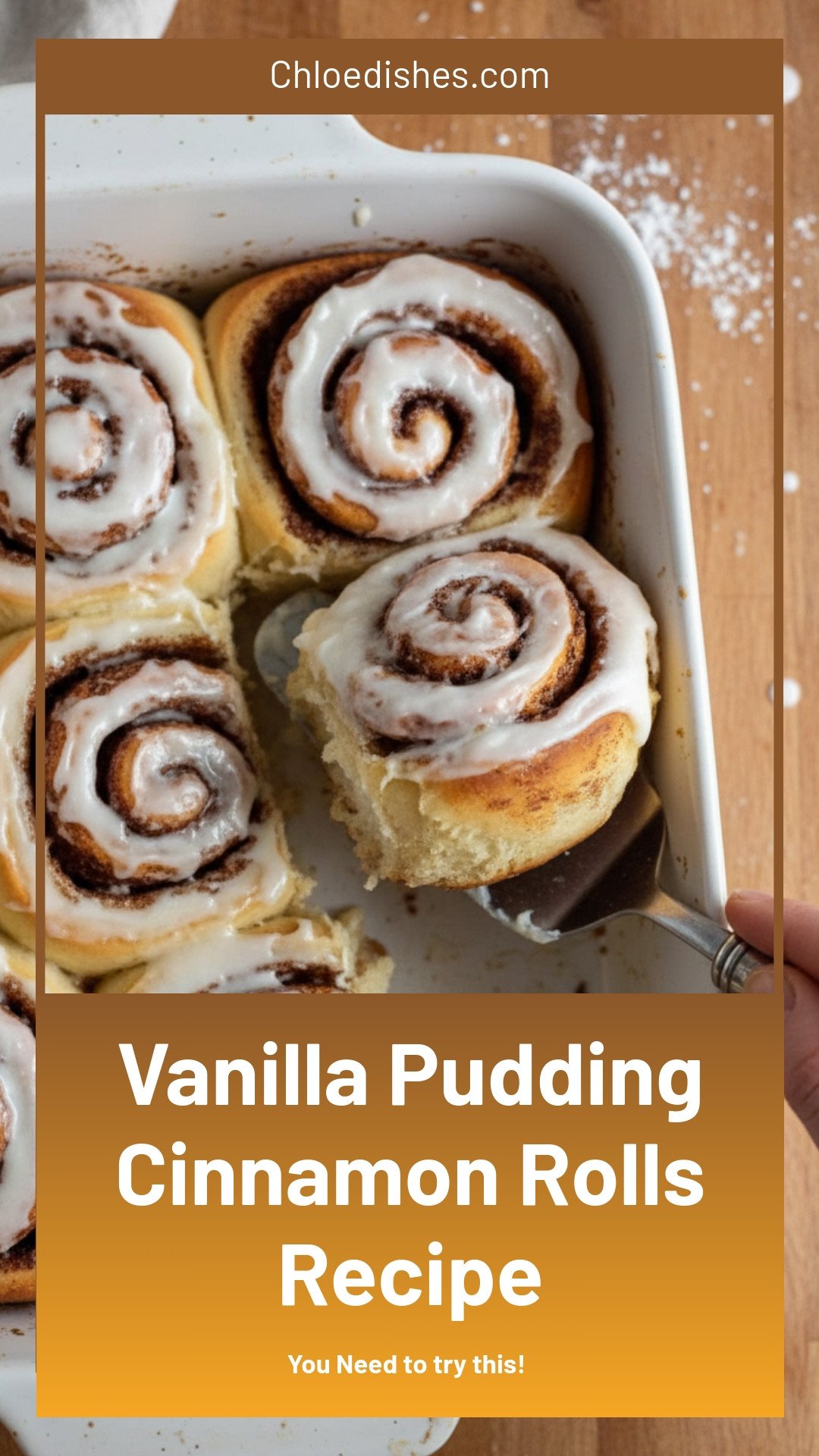 Vanilla Pudding Cinnamon Rolls Recipe