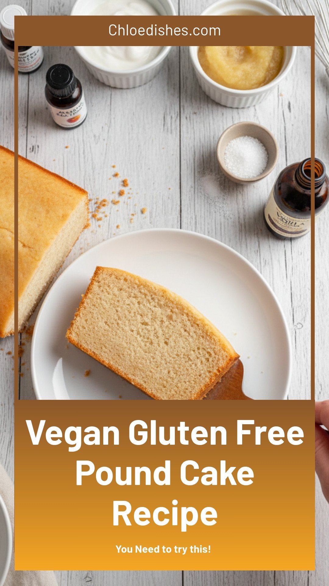 Gluten-Free Pound Cake (Vegan)