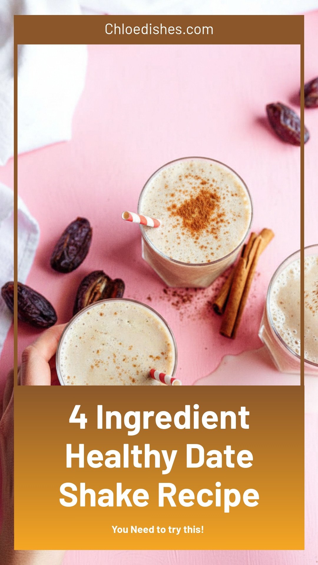Healthy 4-Ingredient Date Shake