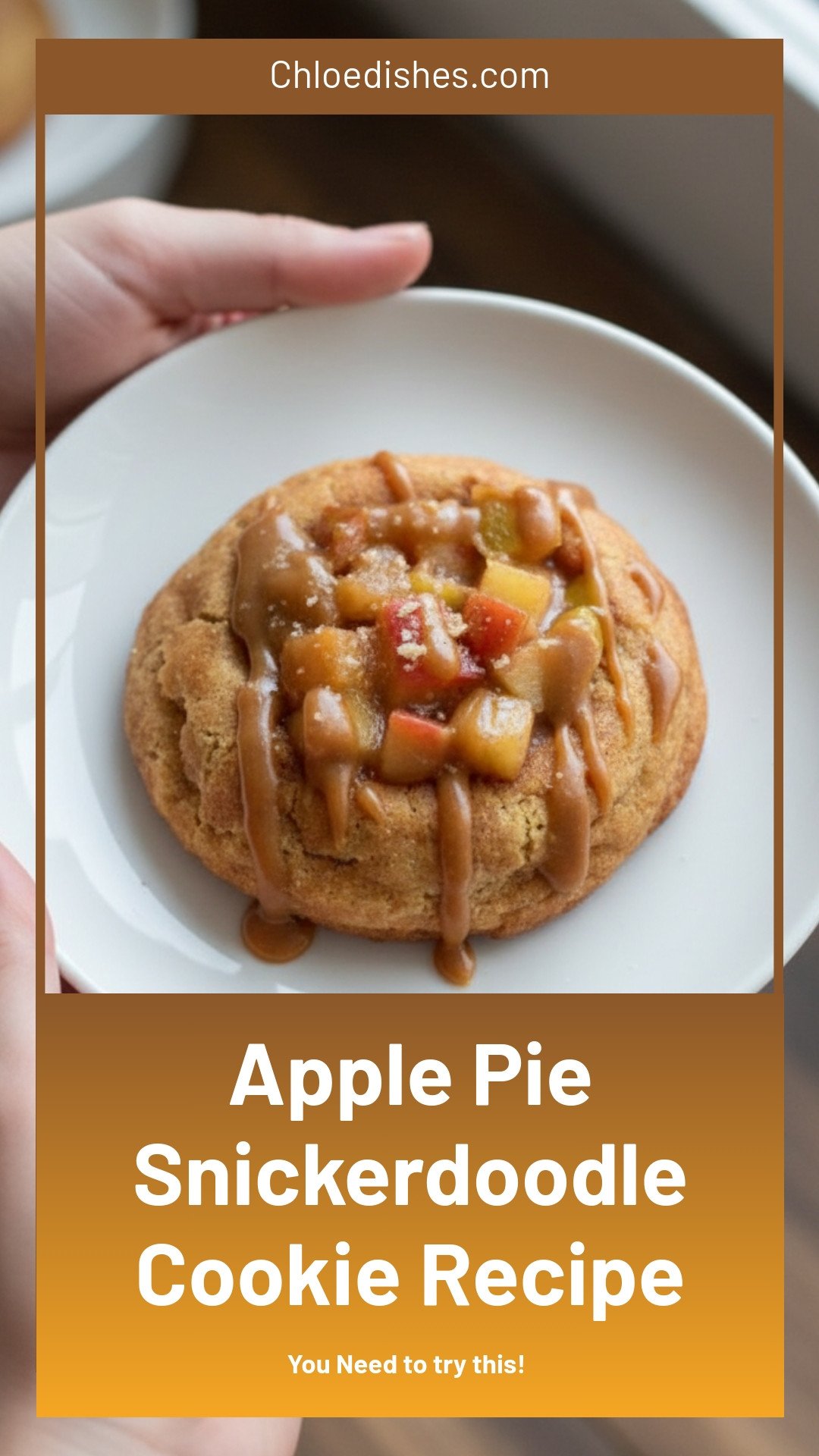 Apple Pie Snickerdoodle Cookies