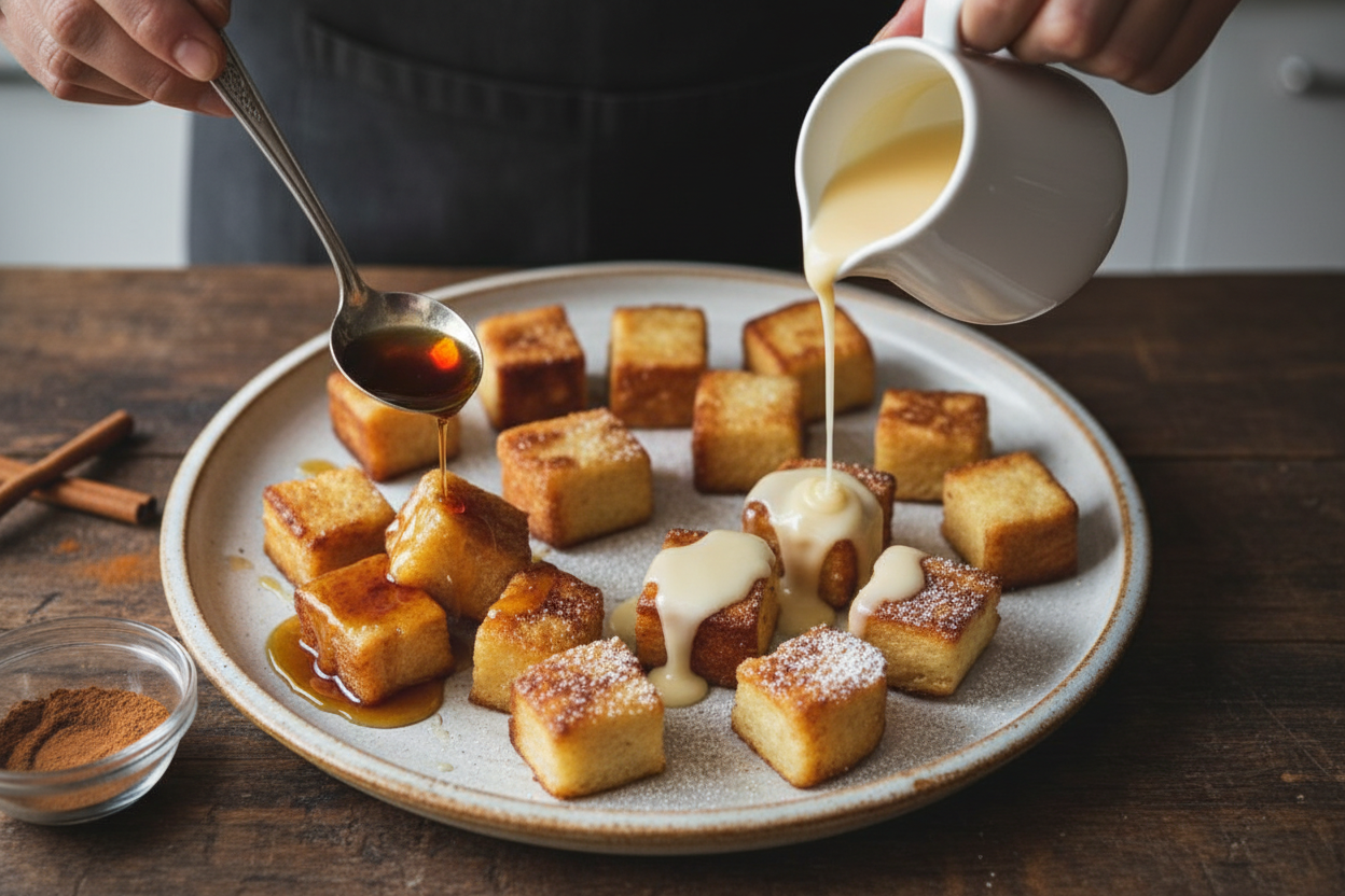 Cinnamon Roll French Toast Bites Recipe
