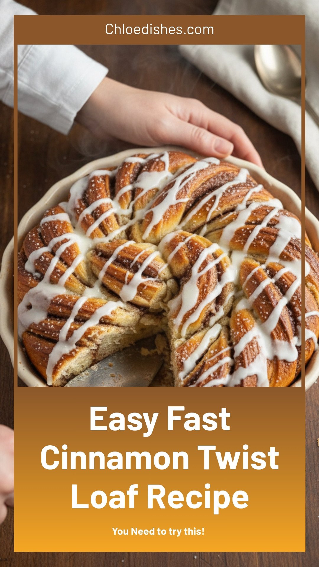 Easy and Fast Cinnamon Twist Loaf Recipe