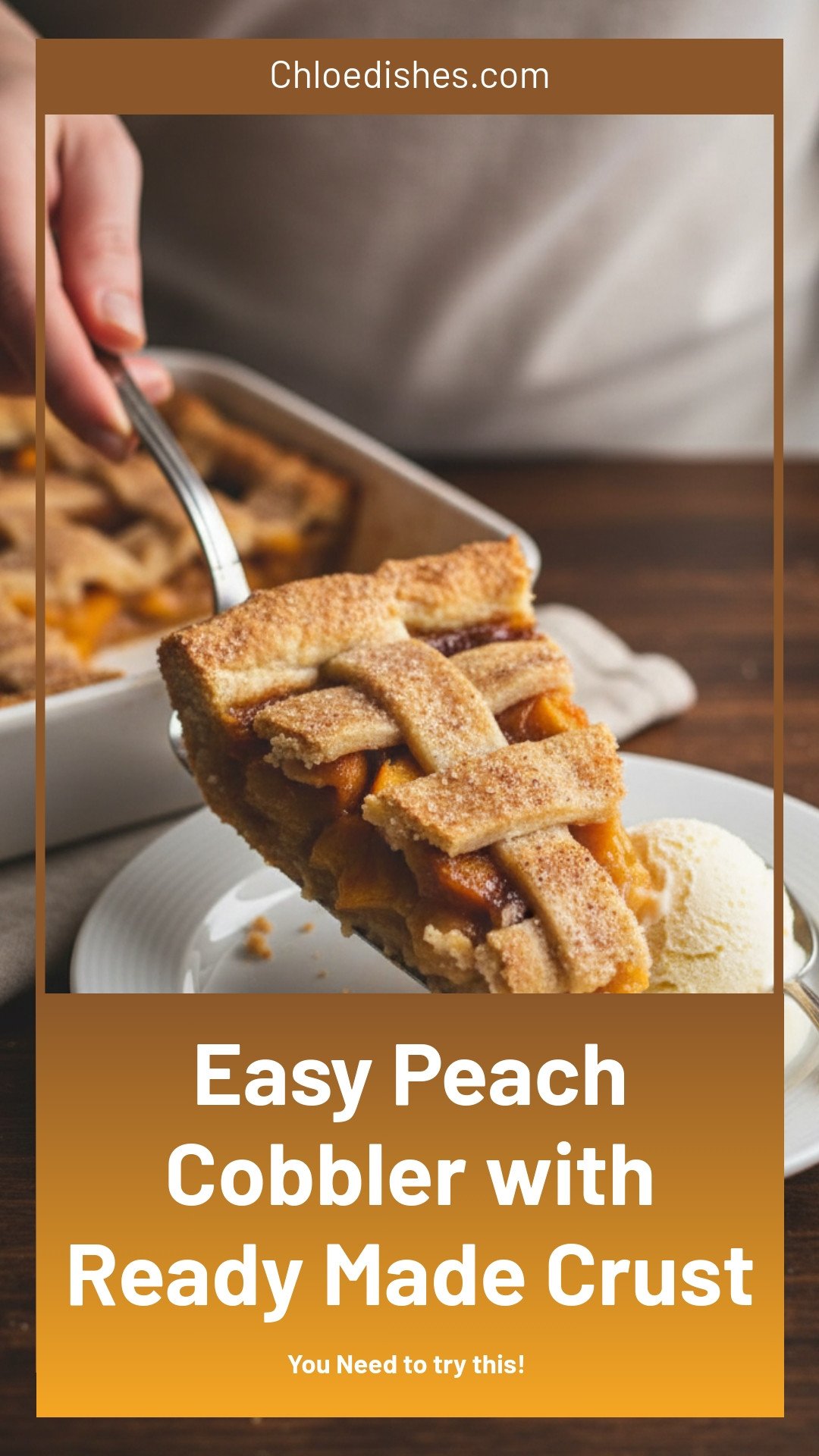 Peach Cobbler with Ready-Made Crust