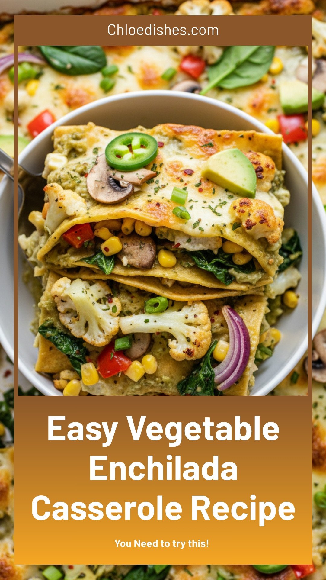 Vegetable Enchilada Casserole