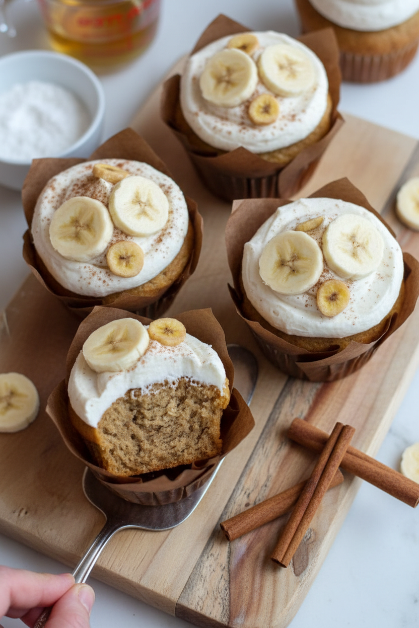 Gluten Free Banana Cupcakes