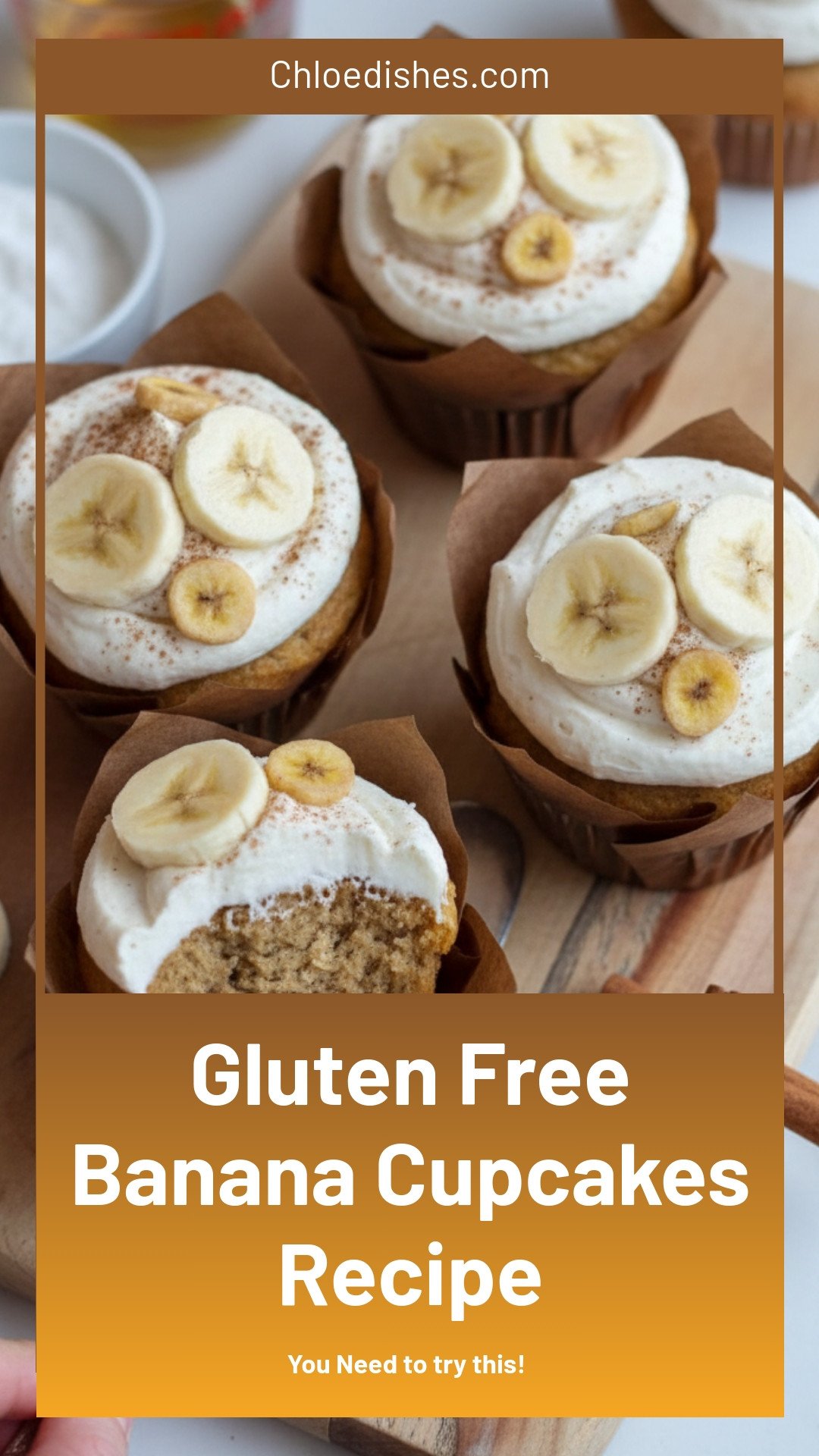 Gluten Free Banana Cupcakes