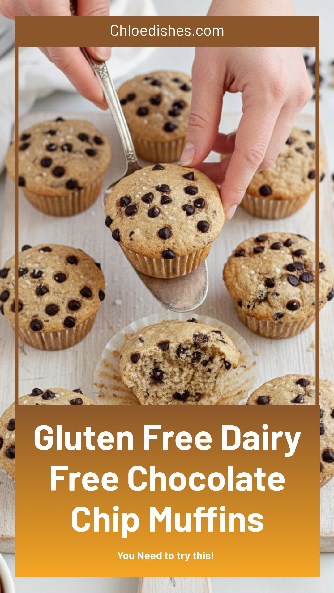 Gluten-Free Chocolate Chip Muffins (Dairy-Free Option)
