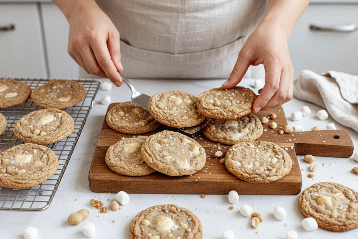 Gluten-Free Dairy-Free Fluffernutter Cookies