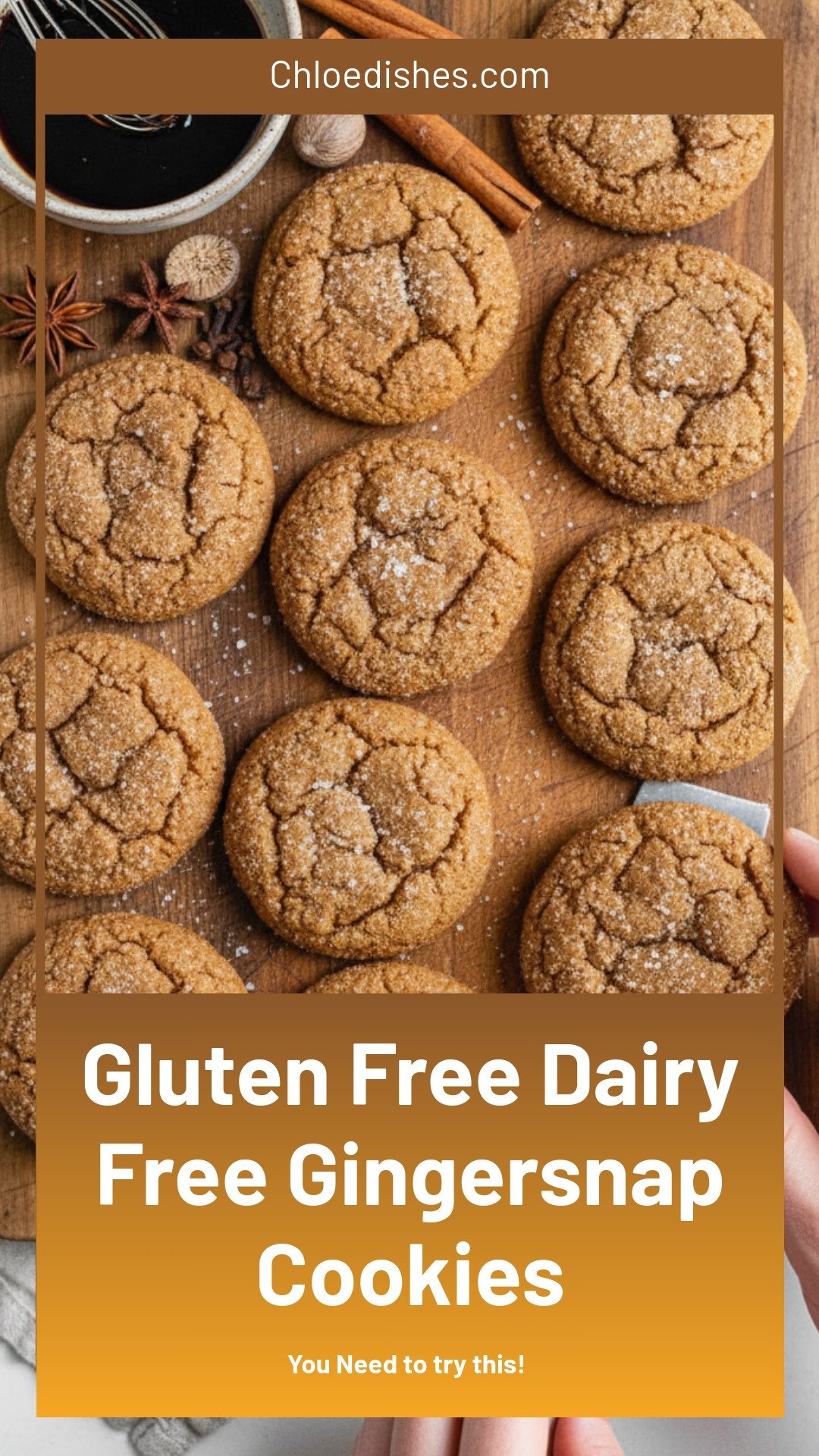 Gluten-Free Gingersnaps (Dairy-Free)