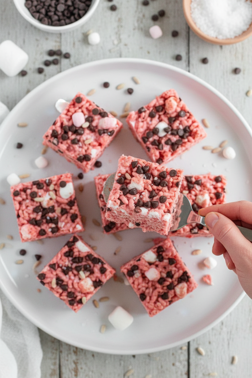 Strawberry Rice Krispie Treats (Gluten-Free & Dairy-Free)