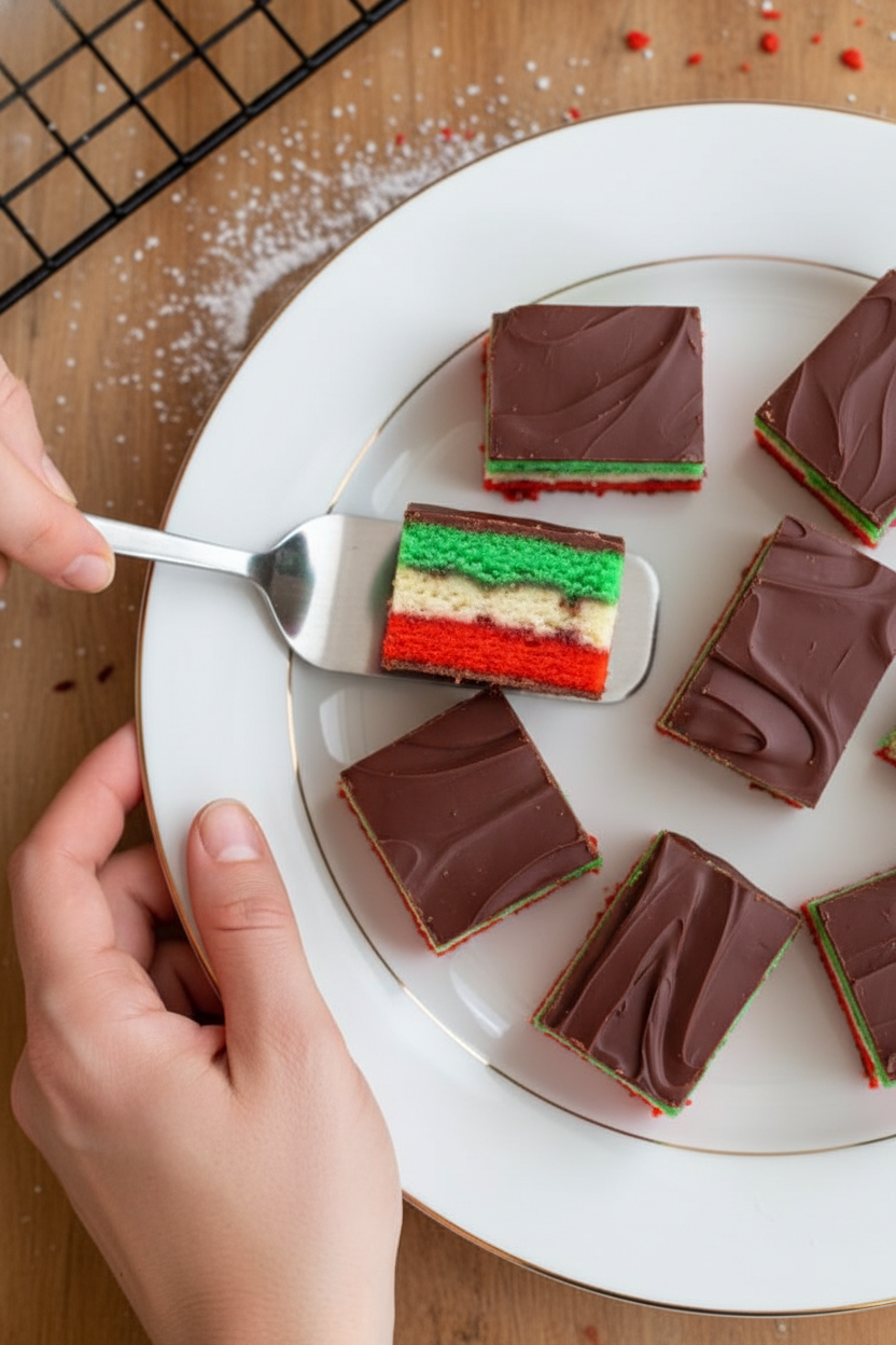 Gluten Free Italian Rainbow Cookies