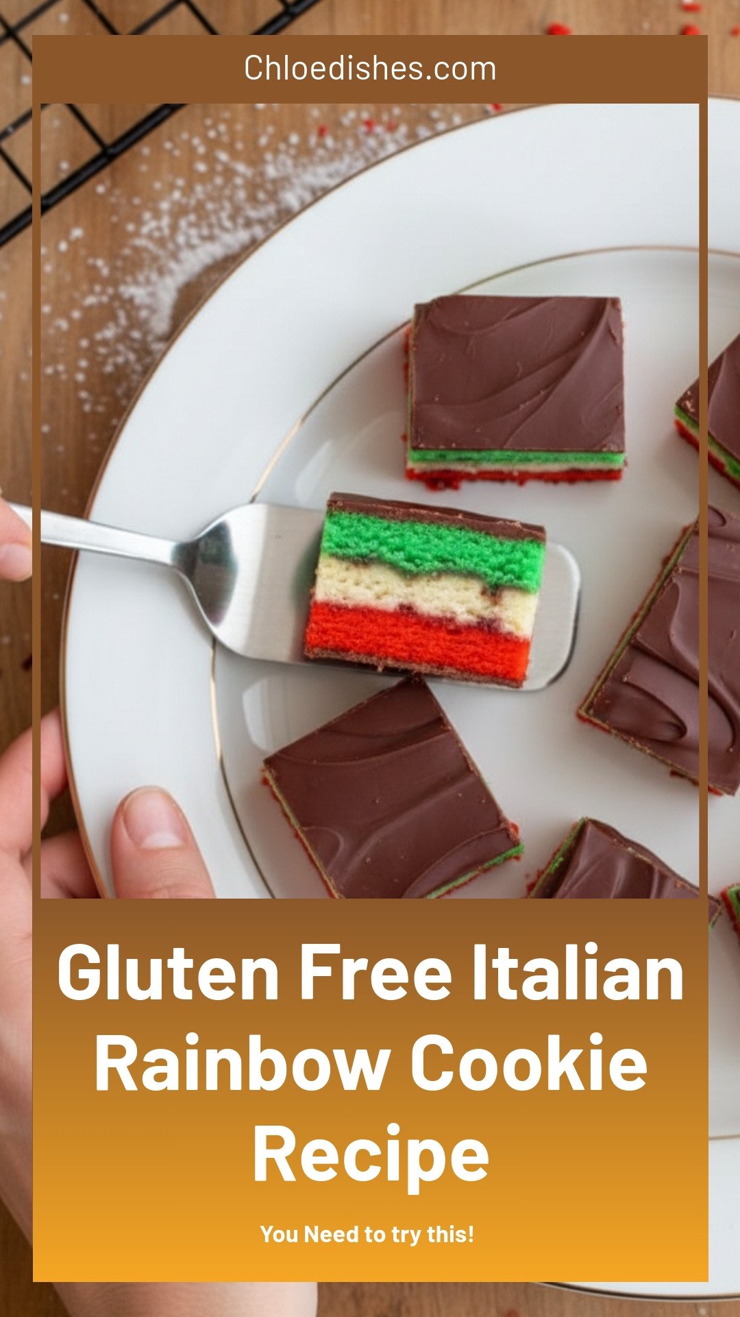 Gluten Free Italian Rainbow Cookies