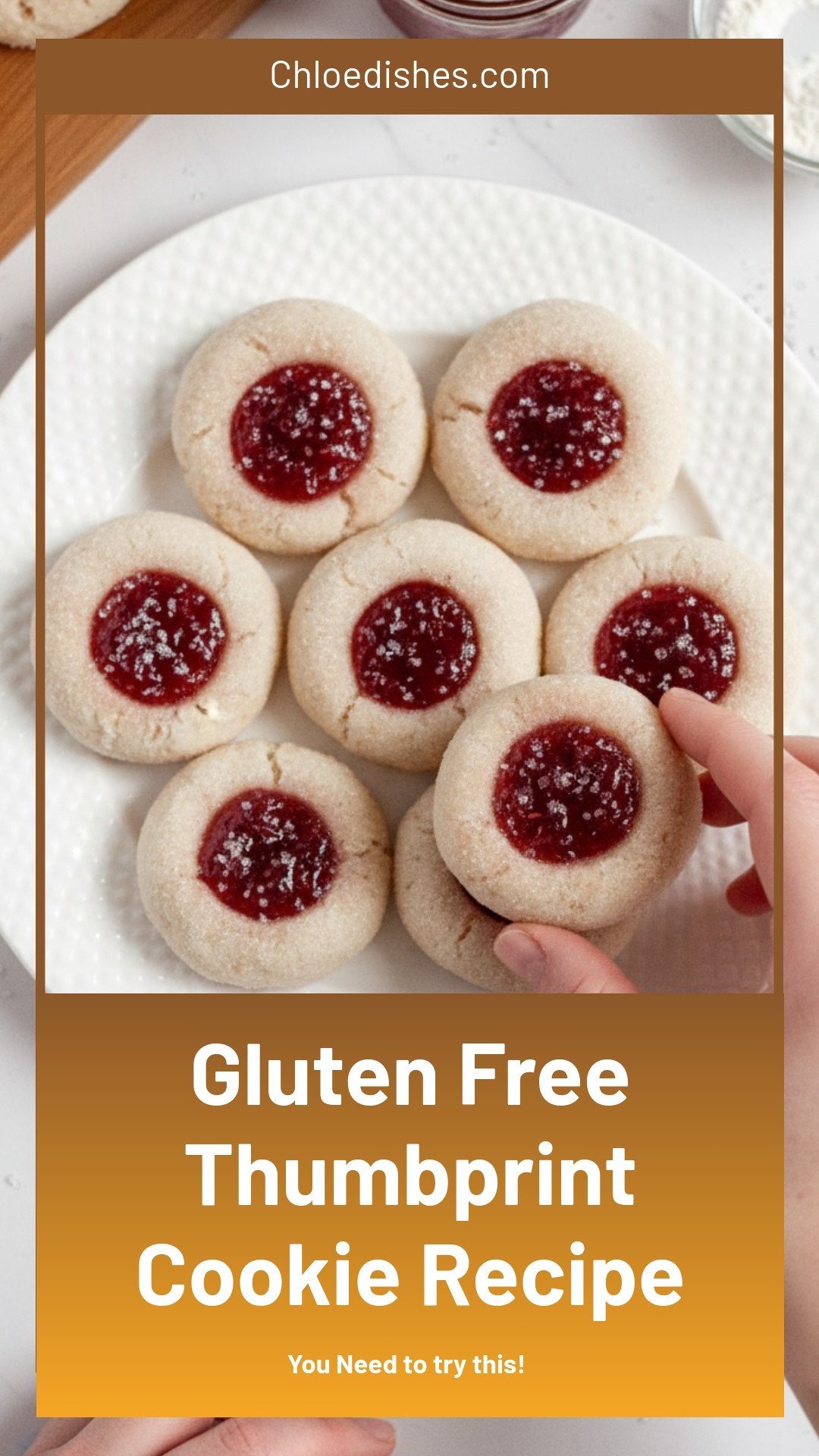 Gluten-Free Thumbprint Cookies
