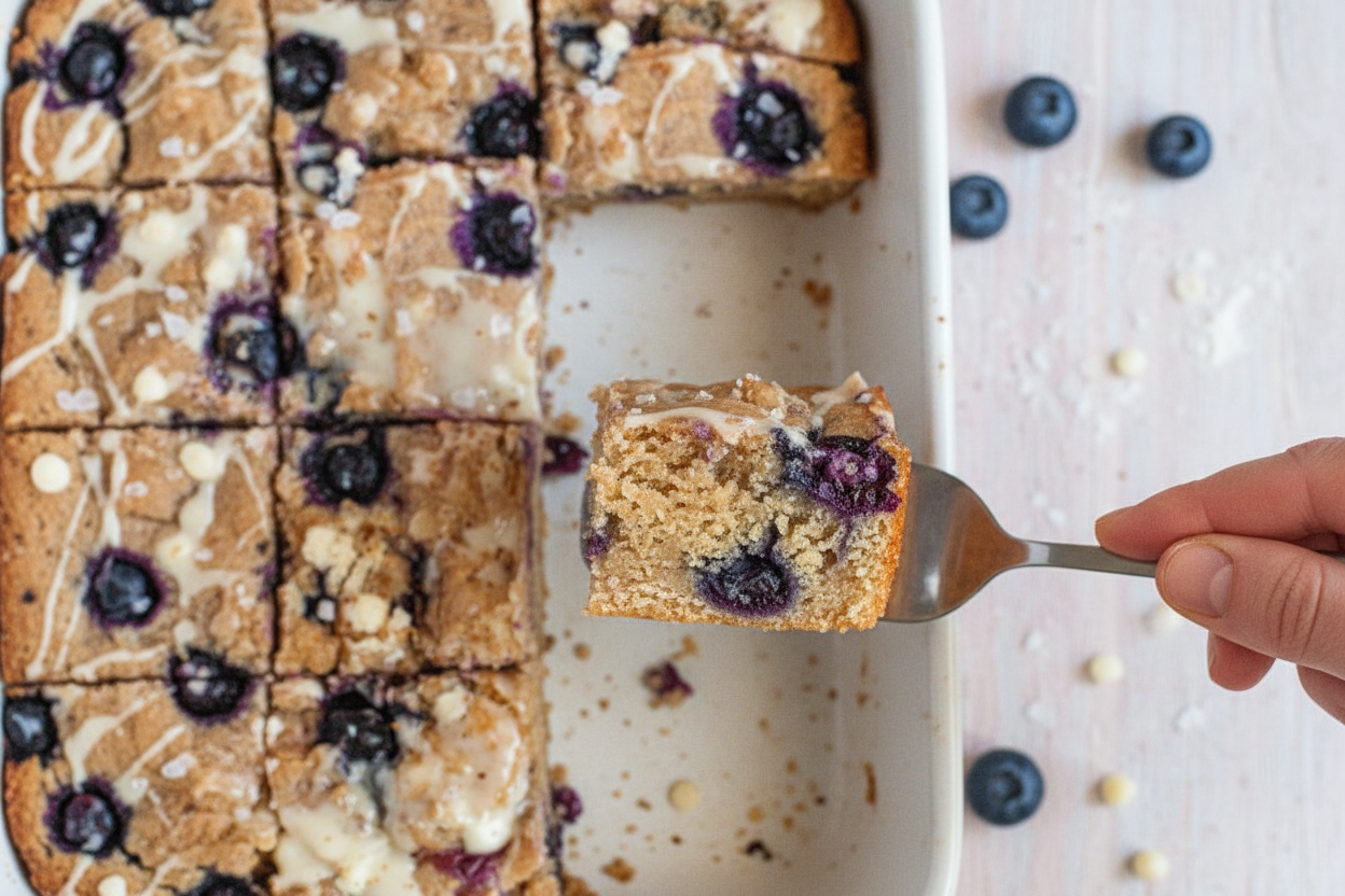 Blueberry Blondies (Gluten-Free & Vegan): Gluten Free Vegan Blueberry Blondies Recipe