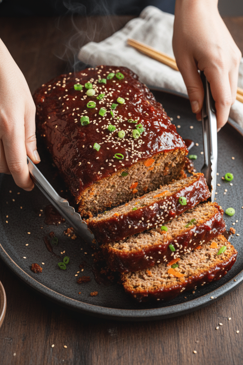 Gochujang-Glazed Meatloaf Recipe