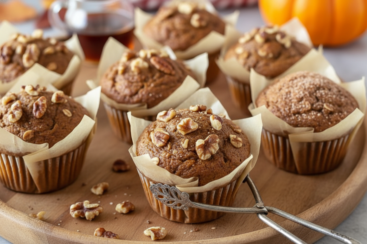 Healthy Pumpkin Muffins Recipe for Fall