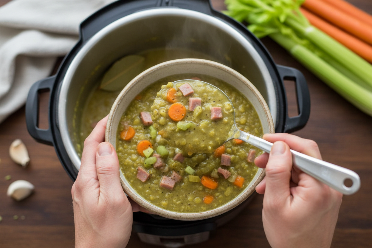 Instant Pot Split Pea Soup Healthy Recipe