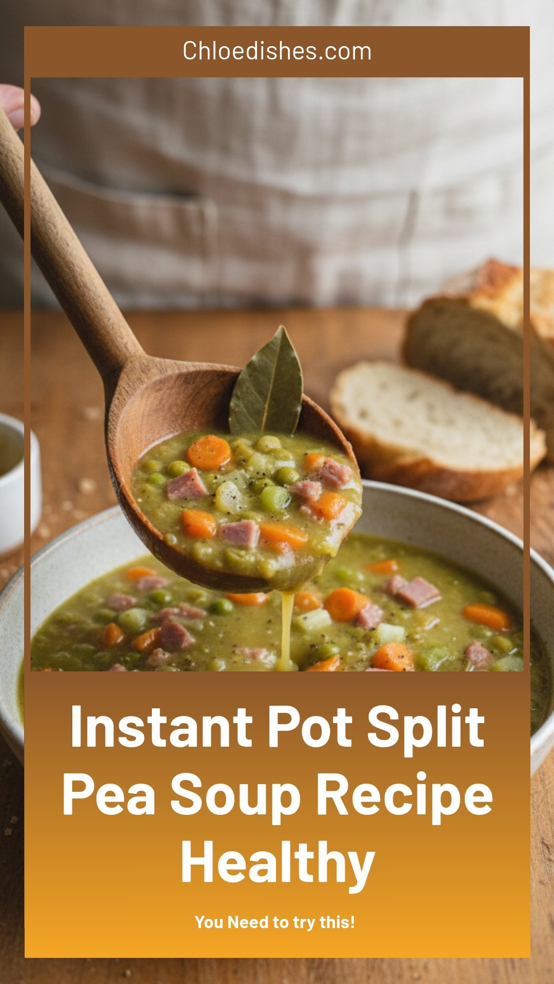 Healthy Instant Pot Split Pea Soup
