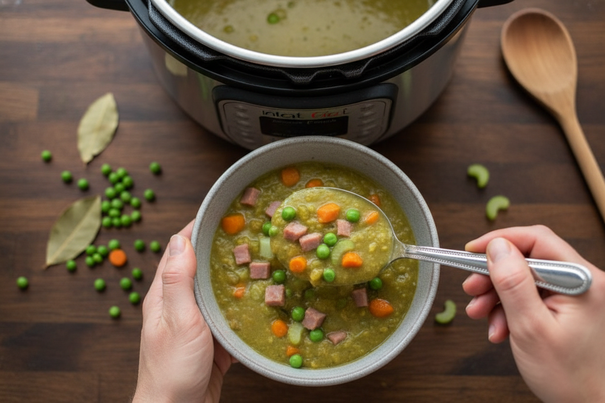 Healthy Instant Pot Split Pea Soup: Instant Pot Split Pea Soup Recipe Healthy